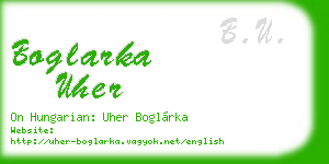 boglarka uher business card